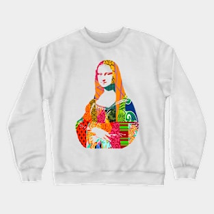 Monalisa Prints Collage Crewneck Sweatshirt